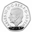 2022 GB Silver 50p Piedfort Her Majesty Queen Elizabeth Prf