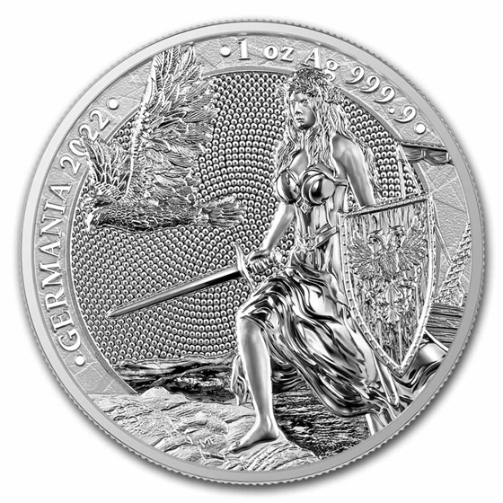 2022 Germania 1 oz Silver Round BU 2022 Germania 1 oz Silver Round BU