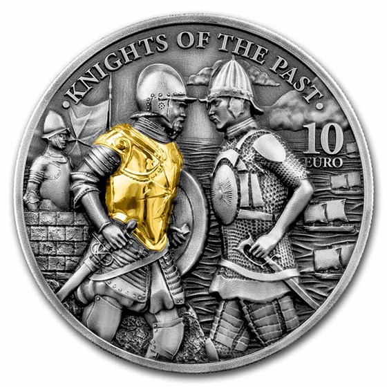 2022 Germania 2 oz Silver Malta Knights (Antiqued) 2022 Germania 2 oz Silver Malta Knights (Antiqued)