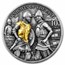 2022 Germania 2 oz Silver Malta Knights (Antiqued)