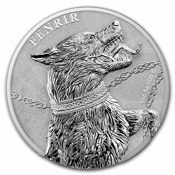 2022 Germania Beasts 1 oz Silver BU - Fenrir 2022 Germania Beasts 1 oz Silver BU - Fenrir