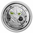 2022 Ghana 1 oz Silver 5 Cedis Space Alien Colorized Proof