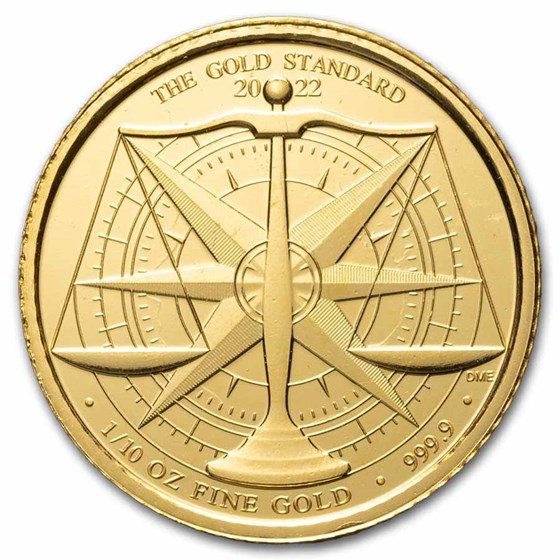 2022 Great Britain 1/10 oz Gold The Gold Standard BU 2022 Great Britain 1/10 oz Gold The Gold Standard BU