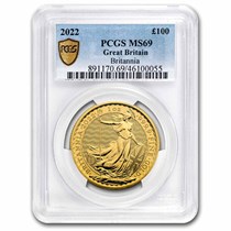 Buy 2022 British 1 oz Gold Britannia MS-69 | APMEX
