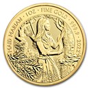 2022 Great Britain 1 oz Gold Myths & Legends: Maid Marian BU