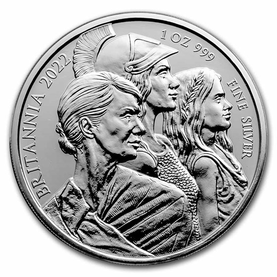 2022 Great Britain 1 oz Silver Britannia BU (Limited Edition) 2022 Great Britain 1 oz Silver Britannia BU (Limited Edition)