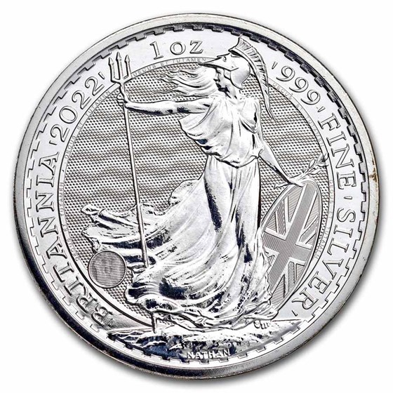 2022 Great Britain 1 oz Silver Britannia BU 2022 Great Britain 1 oz Silver Britannia BU