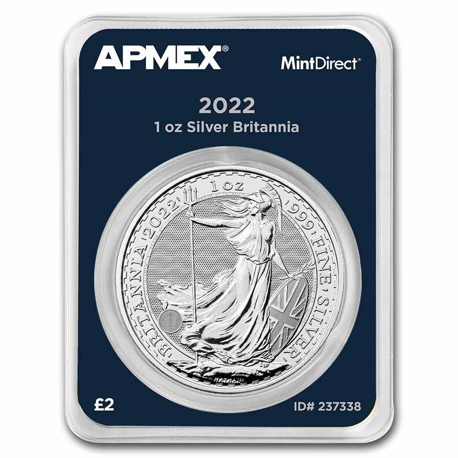 2022 Great Britain 1 oz Silver Britannia (MintDirect® Single)