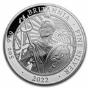 2022 Great Britain 5 oz Proof Silver Britannia (w/ Box & COA)