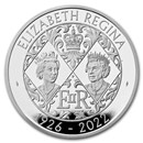 2022 Great Britain £5 Silver Proof Her Majesty Queen Elizabeth