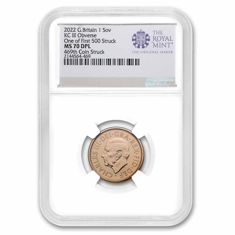 2022 Great Britain Gold Sovereign MS-70 DPL NGC (First 500 Strck)