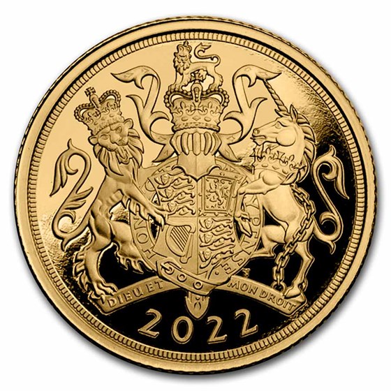 2022 Great Britain Gold Sovereign Proof (w/ Box & COA)