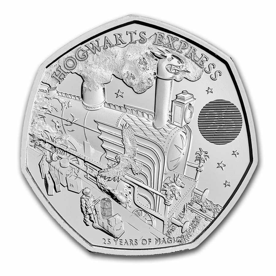 2022 Great Britain Harry Potter: Hogwarts 50p BU Coin