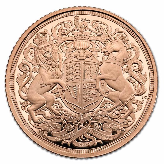 2022 Great Britain Memorial Gold Piedfort Sovereign Proof 2022 Great Britain Memorial Gold Piedfort Sovereign Proof