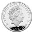 2022 Great Britain Silver Peter Rabbit Colorized Proof (Box/COA)
