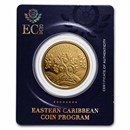 2022 Grenada 1 oz Gold Nutmeg Tree BU