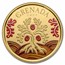 2022 Grenada 1 oz Gold Nutmeg Tree (Colorized)