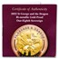 2022 Isle of Ascension George & Dragon Gold 1/8 Sov. Bi-Metallic