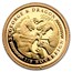 2022 Isle of Ascension George & Dragon Gold 1/8 Sov. Bi-Metallic