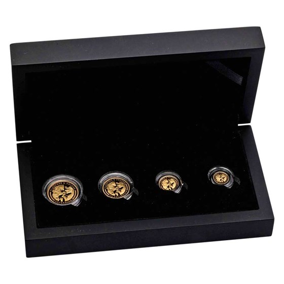 2022 Isle of Ascension King George VI Gold Sovereign 4-Coin Set 2022 Isle of Ascension King George VI Gold Sovereign 4-Coin Set