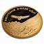 2022 Israel Proof Gold 10 NIS Craters in Israel