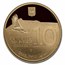2022 Israel Proof Gold 10 NIS Gamla And The Vultures