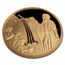 2022 Israel Proof Gold 10 NIS Moses and The Rock