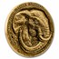 2022 Ivory Coast 1 oz Gold Big Five Africa Haut Relief Elephant