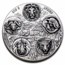 2022 Ivory Coast 5 oz Silver Big Five Africa Completer Coin