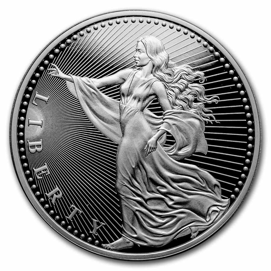 2022 Liberty United Crypto States 1 oz Proof Silver Coin