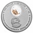 2022 Mesa Grande 1 oz Silver Roswell Incident Colorized Proof