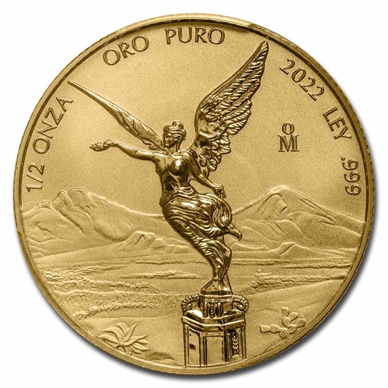 Buy 2022 MEX 1/2 oz Rev Prf Gold Libertad PR70 FS APMEX
