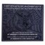 2022 Mex 3 oz Silver Libertad 40th Anniv Coin Bar Black Proof