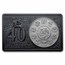 2022 Mex 3 oz Silver Libertad 40th Anniv Coin Bar Black Proof