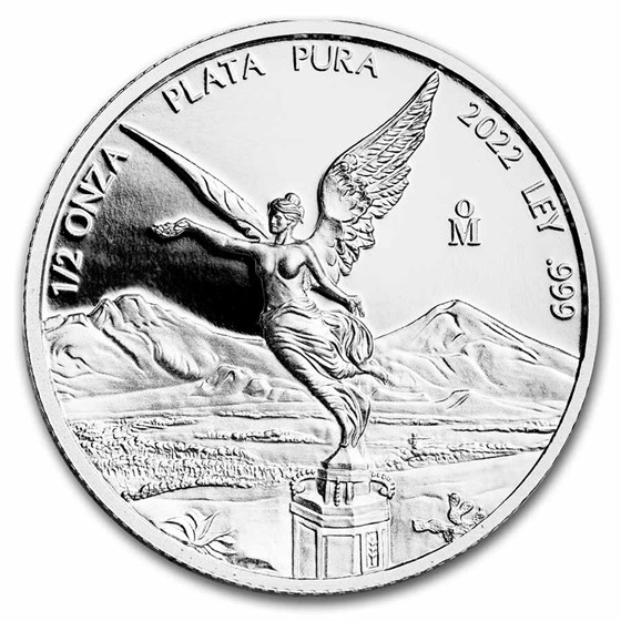 2022 Mexico 1/2 oz Silver Libertad Proof (In Capsule)
