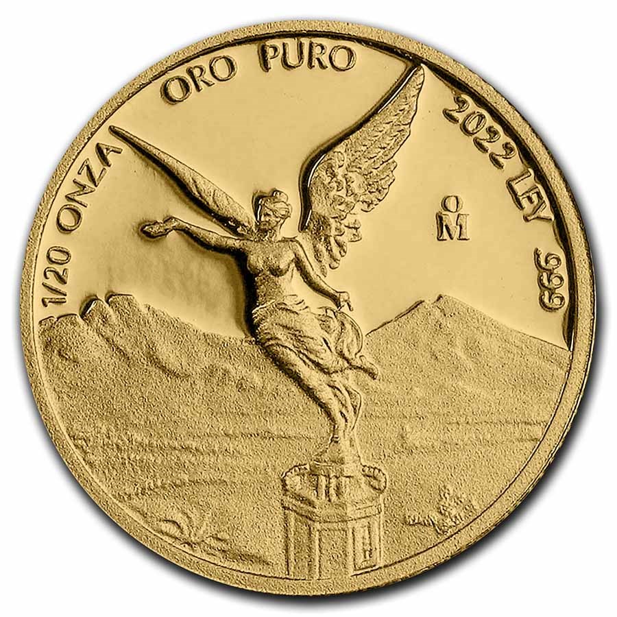 2022 Mexico 1/20 oz Proof Gold Libertad