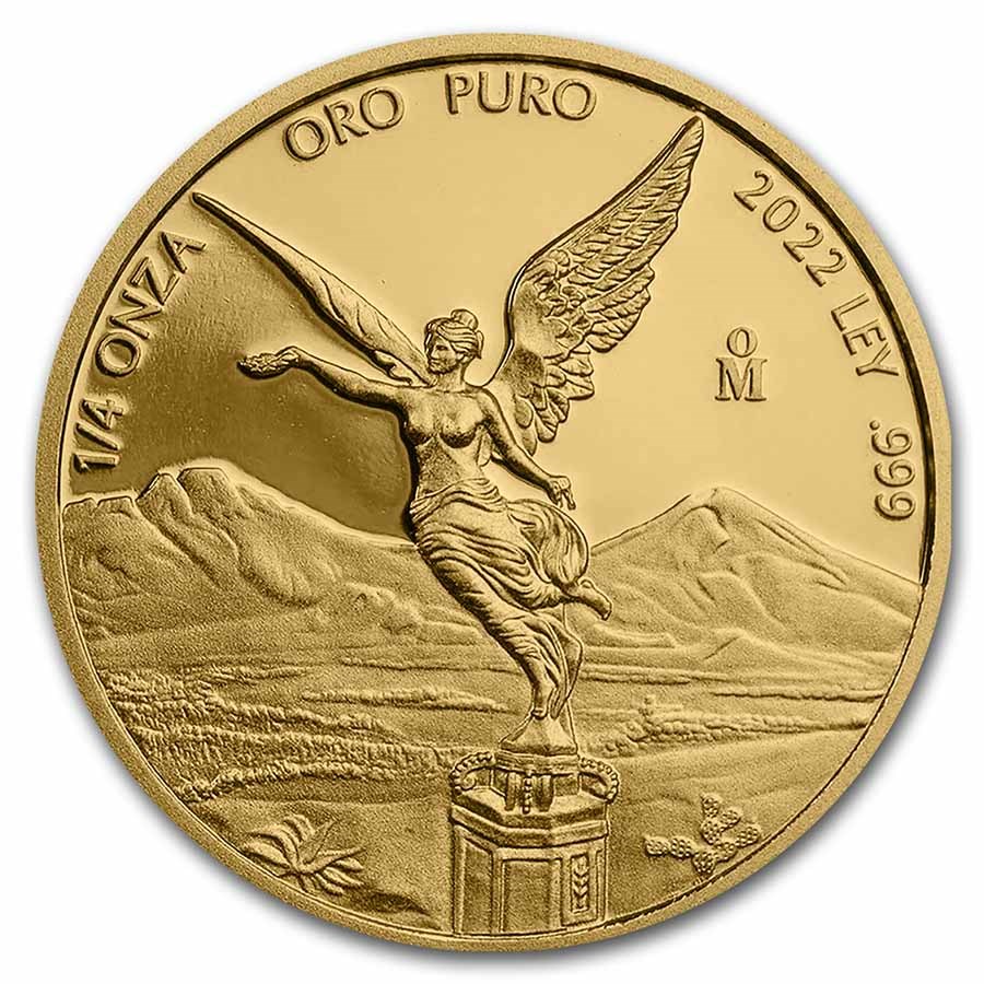2022 Mexico 1/4 oz Proof Gold Libertad
