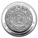 2022 Mexico 1 kilo Silver Aztec Calendar (w/Box & COA)