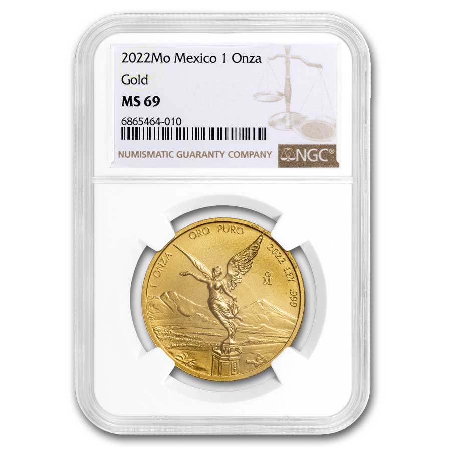 2022 Mexico 1 oz Gold Libertad MS-69 NGC