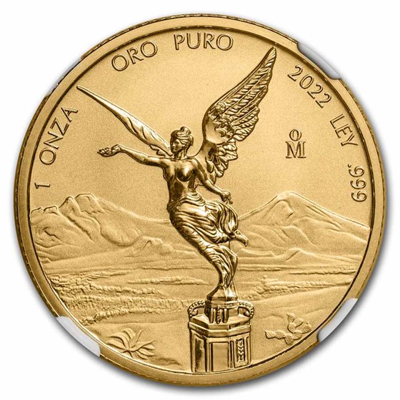 Buy 2022 Mexican 1 oz Gold Libertad PF-70 Rev Proof | APMEX