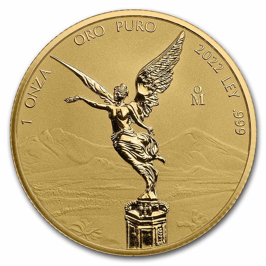 2022 Mexico 1 oz Reverse Proof Gold Libertad
