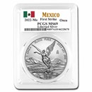 2022 Mexico 1 oz Silver Libertad MS-69 PCGS (First Strike)