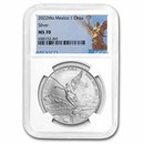 2022 Mexico 1 oz Silver Libertad MS-70 NGC
