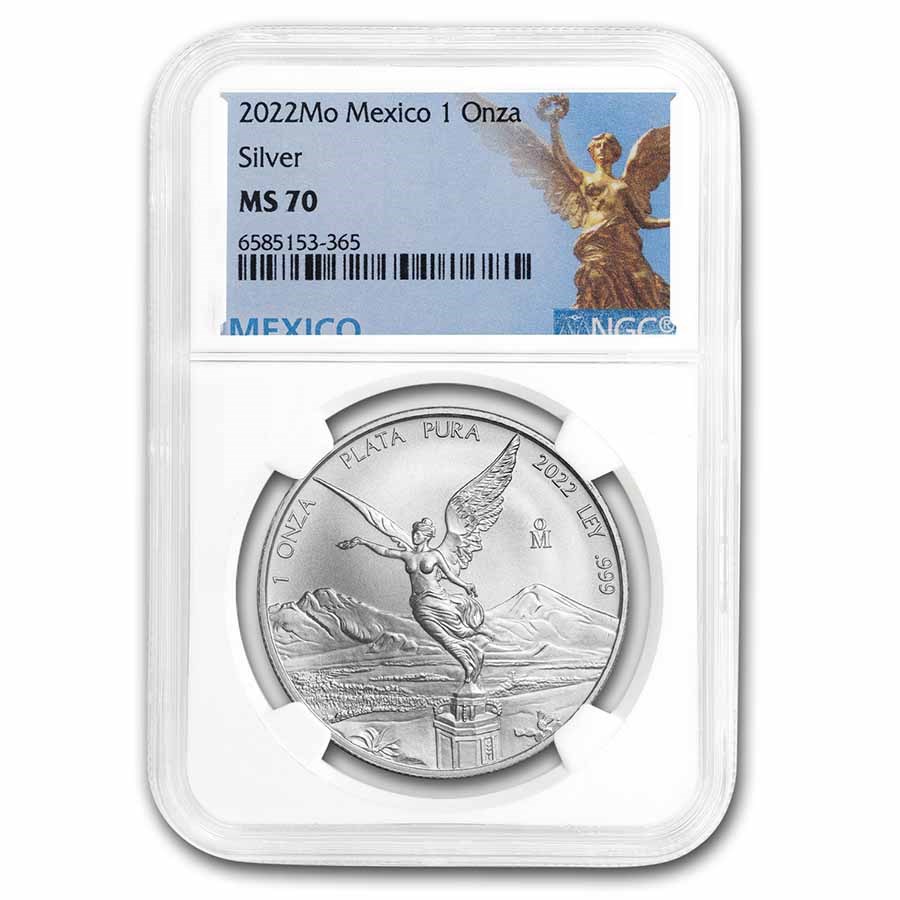 2022 Mexico 1 oz Silver Libertad MS-70 NGC