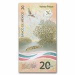 2022 Mexico 200th Anniversary of Independence 20 Pesos Note Unc