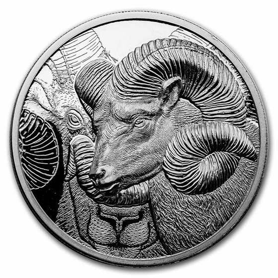 2022 Mongolia 1 oz Platinum Proof Magnificent Argali (Ram) 2022 Mongolia 1 oz Platinum Proof Magnificent Argali (Ram)