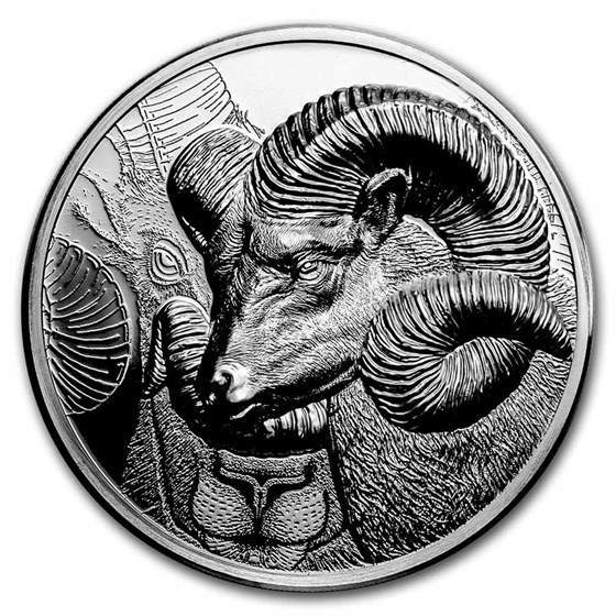 2022 Mongolia 1 oz Silver Proof Magnificent Argali (Ram) 2022 Mongolia 1 oz Silver Proof Magnificent Argali (Ram)