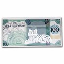 2022 Mongolia Lunar Year of the Tiger Silver Note