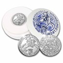 2022 Netherlands 1 oz Proof Silver Ducaton Rider (w/Delft Box)