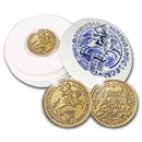 2022 Netherlands 2 oz Proof Gold Ducaton Rider (w/Delft Box)